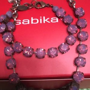 Sabika choker and bracelet set.